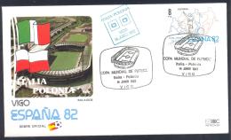 Spain 1982 Cover: Football Soccer Fussbal Calcio: FIFA World Cup WM Weltmeisterschaft Espana 82: Italy - Poland 0:0 - 1982 – Spain