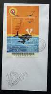 Brazil Whale 2002 Marine Ocean Life (miniature FDC) - Lettres & Documents