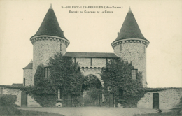 87 SAINT SULPICE LES FEUILLES / Entrée Du Château De La Croux / - Saint Sulpice Les Feuilles