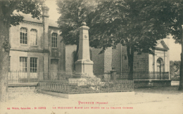 88 POUXEUX / Le Monument Elevé Aux Morts / - Pouxeux Eloyes