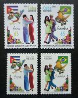 Brazil - Cuba Joint Issue Dance 2005 Traditional Dances (stamp Pair) MNH - Ungebraucht