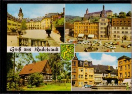 Rudolstadt - Mehrbildkarte 5 - Rudolstadt