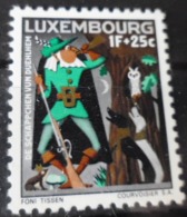 LUXEMBOURG CHAMPIGNONS, CHAMPIGNON, MUSHROOM, Setas,vert N°673 ** MNH, Theme Secondaire - Mushrooms