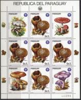 PARAGIUAY CHAMPIGNONS, CHAMPIGNON, MUSHROOM, Setas Yvert BF  Du Numero 2150  Avec Vignettes ** MNH, - Mushrooms