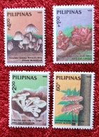 PHILIPPINES-PILIPINAS CHAMPIGNONS, CHAMPIGNON, MUSHROOM, Setas, Yvert N° 1633/36 ** MNH - Mushrooms