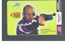 URUGUAY -   2000 OLYMPIC SPORT: SHOOTING        - USED  -  RIF. 10461 - Olympische Spiele