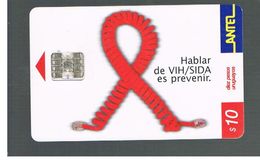 URUGUAY -   2001 ANTI AIDS      - USED  -  RIF. 10462 - Uruguay
