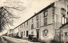 CPA - XERTIGNY-GARE (88) - Aspect Du Commerce Etienne , Vente En Gros , Grains, Fourrages Et Pommes De Terre En 1924 - Xertigny