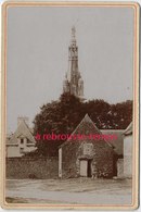 Vers 1880-Grand CDV (CAB) Vue D'une Maisonnette Près De La Basilique à Saint Anne D'Auray-Morbihan Bretagne TB état - Old (before 1900)