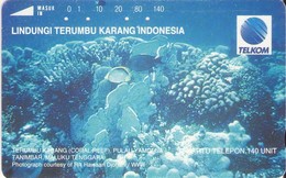 TARJETA TELEFONICA  DE INDONESIA. CORAL MARINO (009) - Indonesia