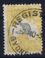 Australia. Scott #54. SG #42 . Kangaroo. Cancelled (registered) - Gebraucht