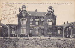 Coudekerque-Branche - Ecole Communale De Filles De La Place De La République (animation) Circ 1921, Sous Enveloppe - Coudekerque Branche