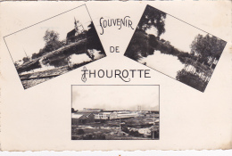 Souvenir De Thourotte - Multivues (Eglise Vue Du Canal, Glacerie De Chantereine, Bords De L'Oise) Circ 1958 - Thourotte