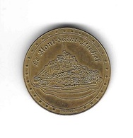 Médaille  Touristique, Le  Mont  Saint  Michel  Recto  Verso - Andere & Zonder Classificatie