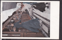 Künstlerpostkarte  B.Wennerberg  " Der Kuß " 1916 - Wennerberg, B.