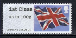 GB 2012 QE2 1st Post & Go Up To 100 Gms Union Flag Unused No Gum ( J933 ) - Post & Go (distributeurs)