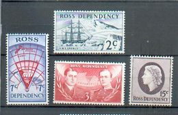 D193 - NZ / Terre De ROSS - YT 5 à 8 * - Unused Stamps