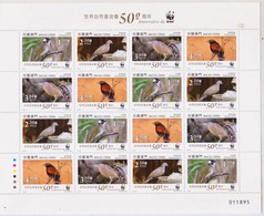 Macau 2011 50 Years Of Anniversary Of WWF Full Sheet - Unused Stamps