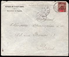 French Tahiti To Paris Cover 1911 W/Advertising "Papeete" Cancel - Storia Postale