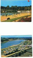 TUFFE LOT DE 2 CARTES   LE LAC SA PLAGE + LECAMPING ET PLAN D EAU  *****    A  SAISIR **** - Tuffe