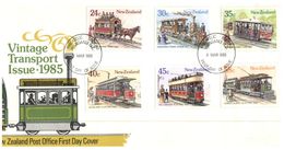 (098) New Zealand - FDC - Vintage Transport - FDC