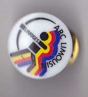 PIN'S THEME SPORT  TIR A L'ARC  CLUB DE LIMOGES  EN LIMOUSIN  RARE - Bogenschiessen