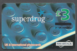 United Kingdom, Smartalk, Superdrug, Overprinted, 2000. - [ 8] Companies Issues