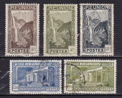 Reunion N°126*,127*,130, 142,143 - Used Stamps