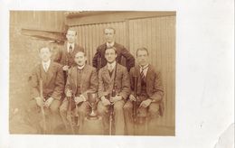 Tir Au Fusil  -  Carte Photo Des Vainqueurs Avec Coupe - Tir (Armes)