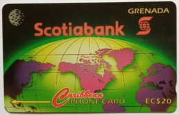 Grenada Cable And Wireless EC$20 11CGRA " Scotiabank" - Grenade