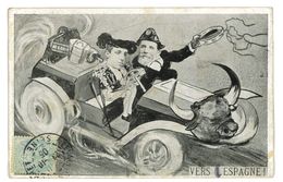CPA DESSIN NEMO VERS L'ESPAGNE Loubet Et Alphonse XIII Caricature Politique Satirique Illustrateur - Lion