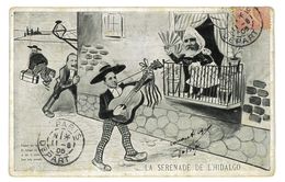 CPA DESSIN NEMO LA SERENADE DE L'HIDALGO Loubet Et Alphonse XIII Caricature Politique Satirique Illustrateur - Lion