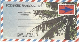 Polynésie Française - AEROGRAMME    68 F  Non Utilisée - Cartas & Documentos