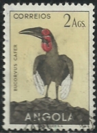 Angola 1951 Birds In Natural Colors A31Southern Ground Hornbill Canc - Coucous, Touracos