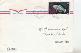 YT PA66 SEUL SUR LETTRE DJIBOUTI 10/1/72 POUR DRANCY -                                  TDA254A - Storia Postale