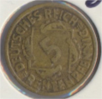 Deutsches Reich Jägernr: 308 1923 G Sehr Schön Aluminium-Bronze 1923 5 Rentenpfennig Ähren (9157969 - 5 Rentenpfennig & 5 Reichspfennig