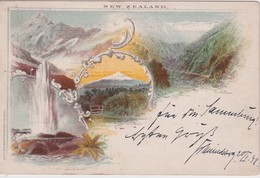 NOVELLE-ZELANDE 1898 ENTIER POSTAL CARTE DE AUCKLAND POUR KIEL - Postal Stationery