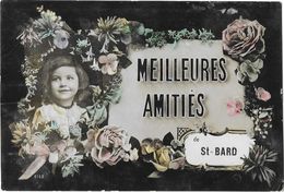 SAINT BARD (23) Carte Fantaisie Amitiés - Other & Unclassified