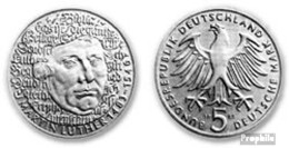 BRD (BR.Deutschland) Jägernr: 434 1983 G Stgl./unzirkuliert Kupfer-Nickel Stgl./unzirkuliert 1983 5 DM Luther - Gedenkmünzen