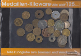 All World 125 Grams Medaillenkiloware - Kilowaar - Munten