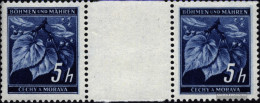 Bohemia And Moravia 20ZW Between Steg Couple Unmounted Mint / Never Hinged 1939 Clear Brands - Ungebraucht