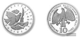 FRD (FR.Germany) Jägernr: 467 1998 J Stgl./unzirkuliert Silver Stgl./unzirkuliert 1998 10 DM Westphalian Peace - Commemorative