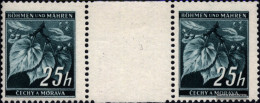 Bohemia And Moravia 23ZW Between Steg Couple Unmounted Mint / Never Hinged 1939 Clear Brands - Neufs