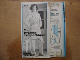 Patron Patroon PYJAMA SYMPATHIQUE Femmes D'aujourd'hui MODE Vintage - Patrones