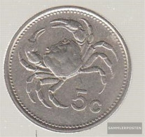 Malta Km-number. : 77 1986 Stgl./unzirkuliert Copper-Nickel Stgl./unzirkuliert 1986 5 Cent Emblem - Malte