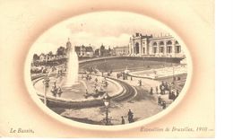 Bruxelles - CPA - Brussel - Exposition 1910 - Le Bassin - Expositions Universelles