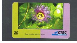 BRASILE ( BRAZIL) - CTBC  - 1998  FLOWERS               - USED - RIF.10477 - Fleurs