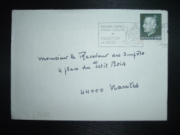 LETTRE Pour La FRANCE TP RAINIER 0,60 OBL.MEC.1-? 197? MONTE-CARLO Musée National COLLECTION De GALEA - Covers & Documents