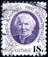 USA 1970 Prominent Americans - 18c. Dr. Elizabeth Blackwell FU - Andere & Zonder Classificatie