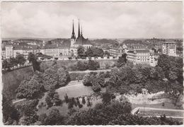 LUXEMBOURG EN 1964,boulevard ROOSEVELT,cathédrale,avec Timbre,carte Photo SCHAACK - Luxemburgo - Ciudad